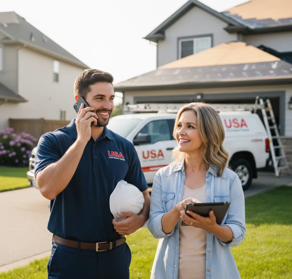 USA Roof Repair Experts customer support in Cedarville